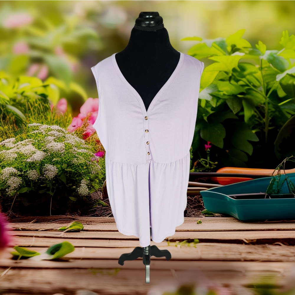 Lavender Sleeveless Top